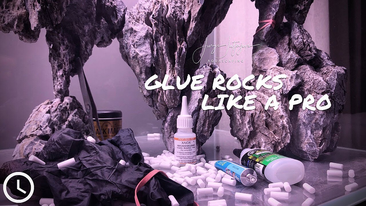 Can You Glue Aquarium Rocks Together