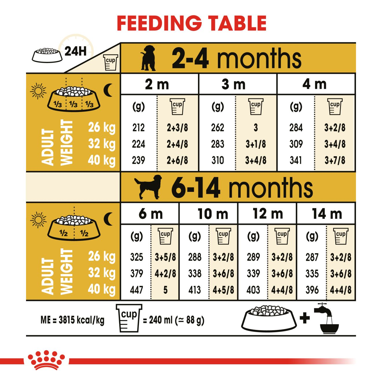 How Much Royal Canin to Feed My Labrador Puppy